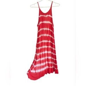 Old Navy Orange Tie-Dye Dress